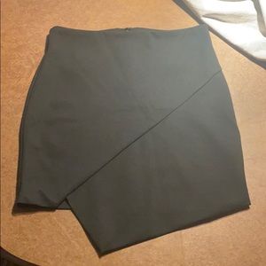 Black Envelope Skirt